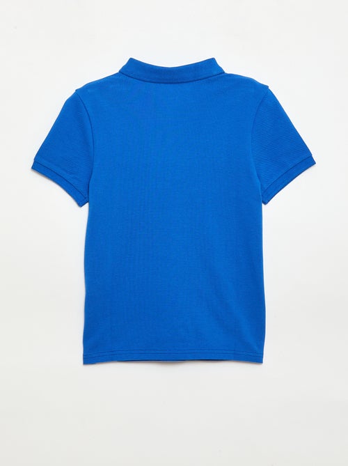Polo tinta unita in maglia piqué - Kiabi