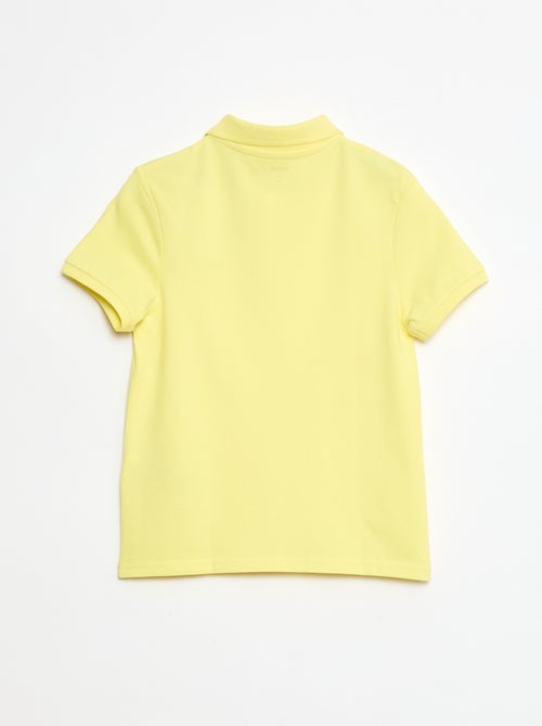 Polo tinta unita in maglia piqué - Kiabi