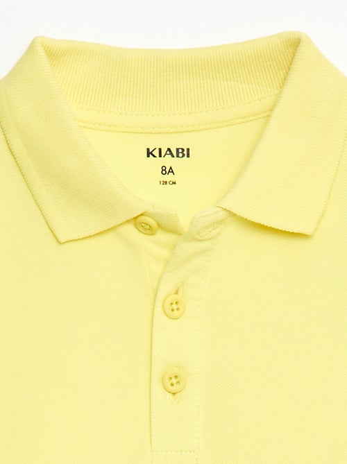 Polo tinta unita in maglia piqué - Kiabi