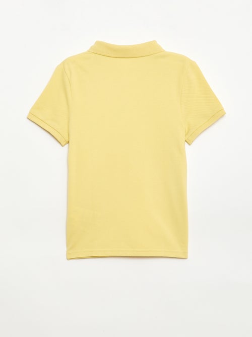 Polo tinta unita in maglia piqué - Kiabi