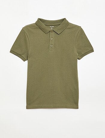 Polo tinta unita in maglia piqué