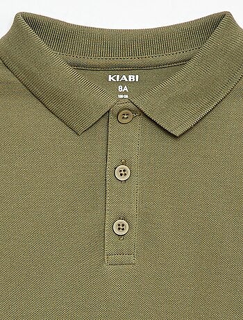 Polo tinta unita in maglia piqué
