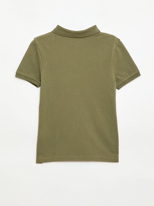 Polo tinta unita in maglia piqué - Kiabi
