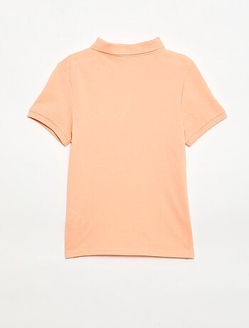 Polo tinta unita in maglia piqué