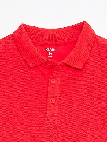 Polo tinta unita in maglia piqué