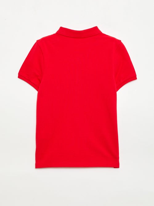 Polo tinta unita in maglia piqué - Kiabi