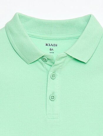 Polo tinta unita in maglia piqué