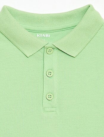 Polo tinta unita in maglia piqué