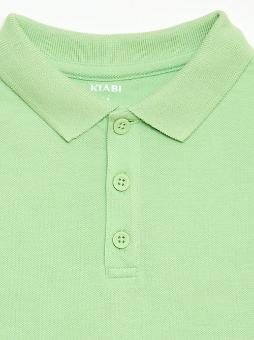 Polo tinta unita in maglia piqué - Kiabi