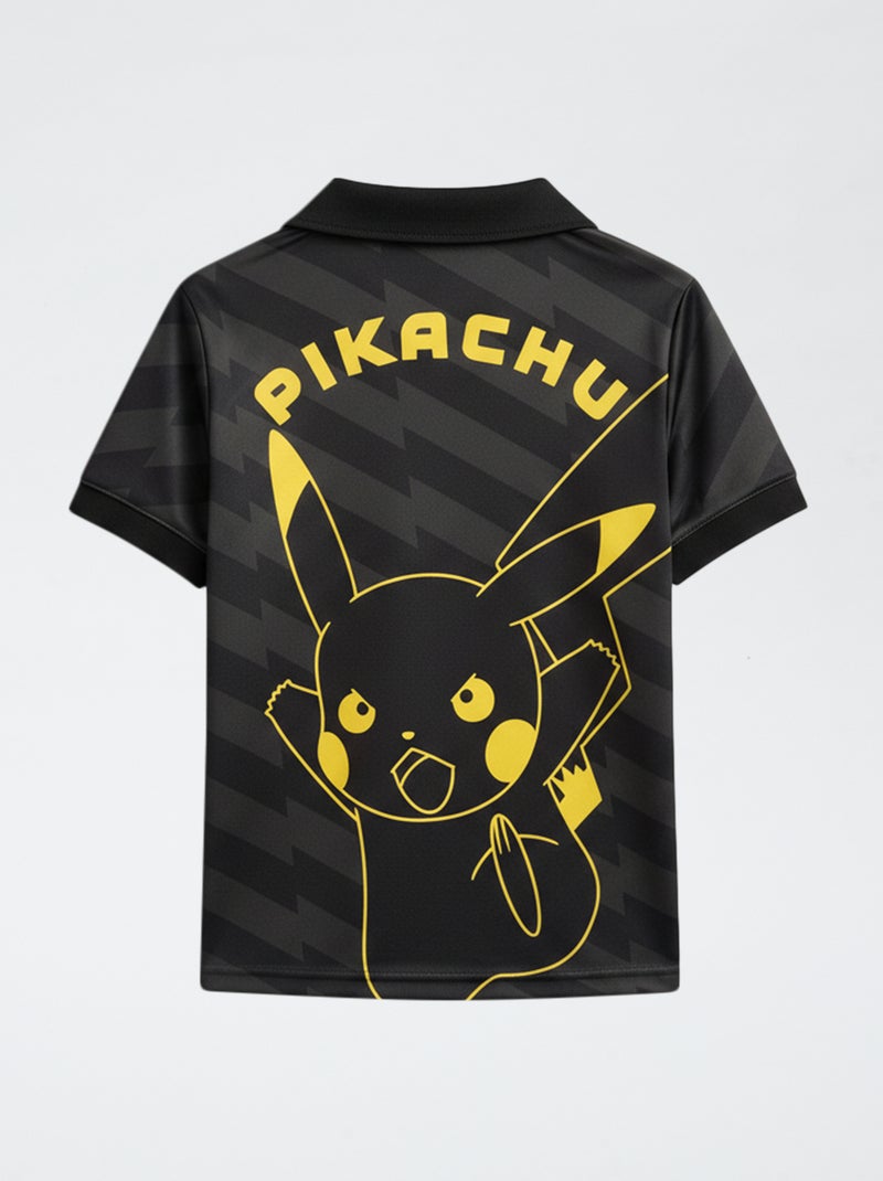 Polo tipo maglia da calcio 'Pokémon' Nero - Kiabi