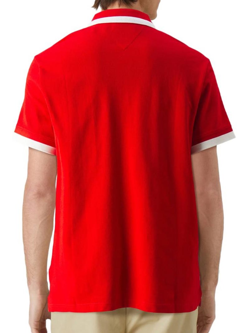 Polo Tommy Hilfiger Uomo Tinta Unita Rosso - Kiabi
