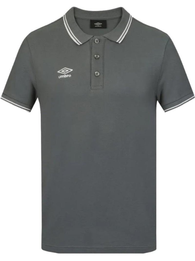 Polo Umbro da Uomo in Piquet Nero - Kiabi