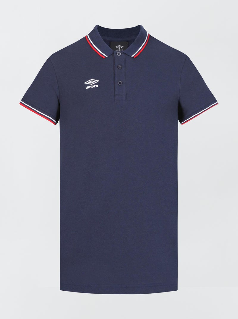 Polo 'Umbro' in piqué di cotone BLU - Kiabi