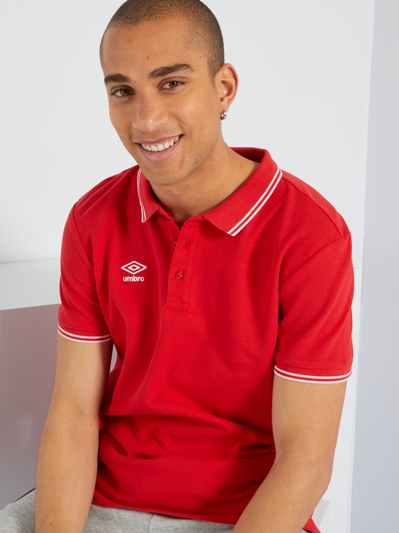 Polo 'Umbro' ROSSO - Kiabi
