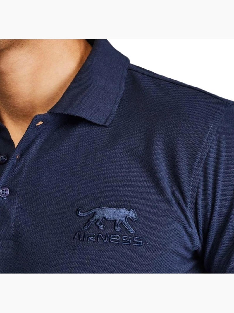 Polo Uomo Airness Blu marino - Kiabi