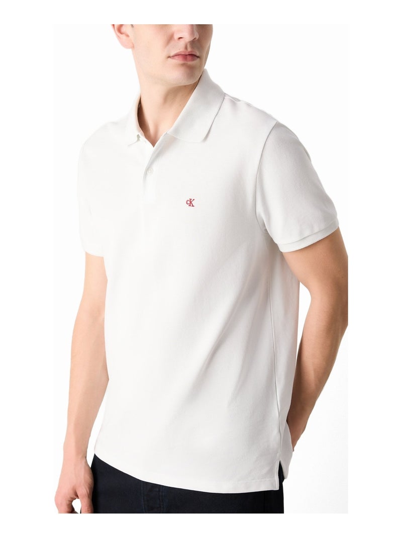 Polo Uomo Calvin Klein Jeans Bianco - Kiabi
