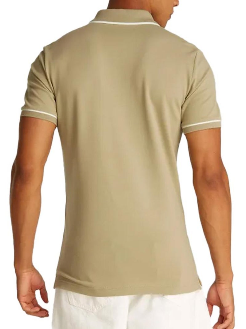 Polo Uomo Calvin Klein Jeans Tipping Beige - Kiabi