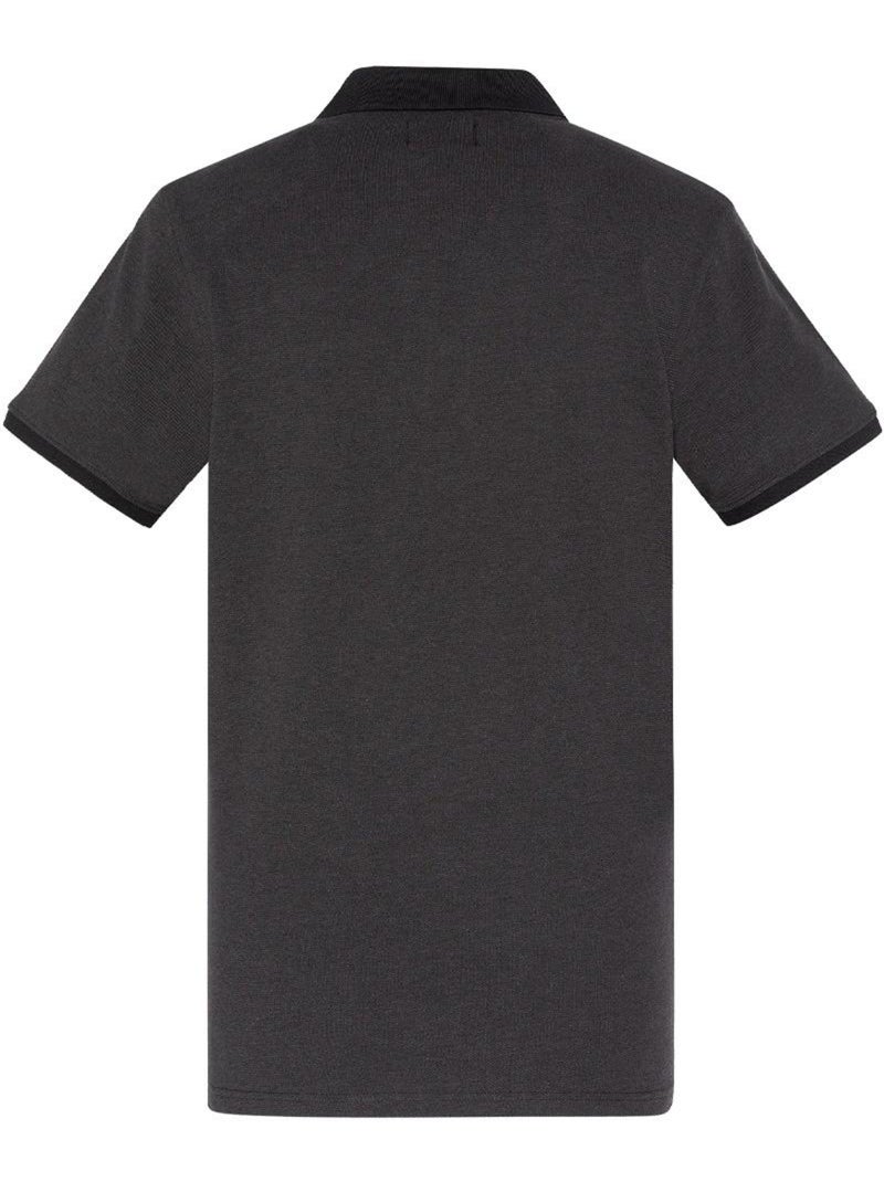 Polo uomo schott Nero - Kiabi