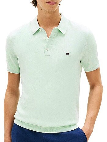 Polo tommy hilfiger uomo in cotone essenziale