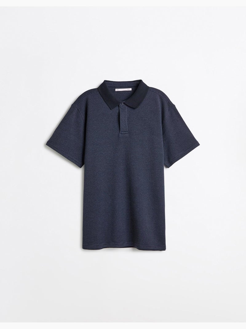 Polo waffle, mo fashion Blu - Kiabi