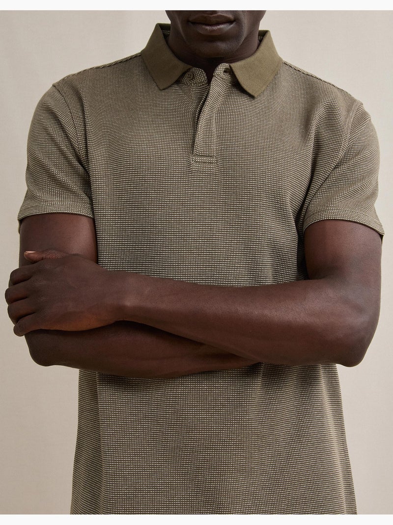 Polo waffle, MO Fashion Verde - Kiabi