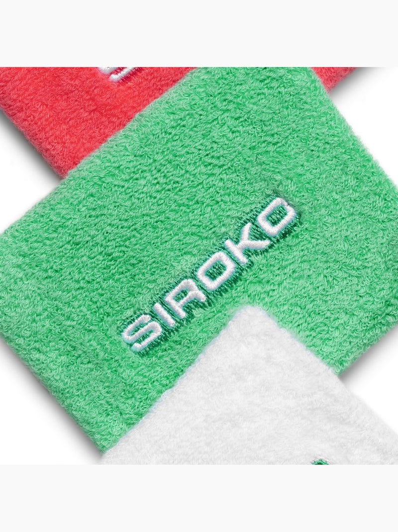 Polsini da padel - 3 pezzi padel uomo e donna wristix erit Verde - Kiabi