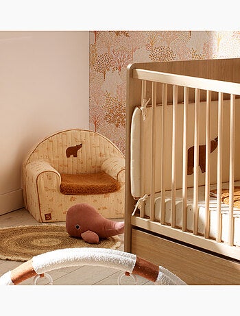 Poltrona club per bambini in garza di cotone e - SAUTHON