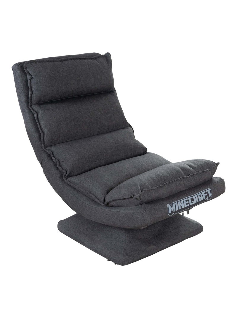 Poltrona gaming girevole 360° con schienale pieghevole "Roba" – Minecraft Grigio scuro - Kiabi