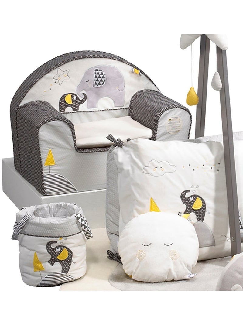 Poltrona per bambini 42x48cm in cotone - SAUTHON Grigio - Kiabi