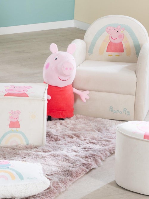 Poltroncina club bambino in velluto morbido "Roba Peppa Pig" - Kiabi