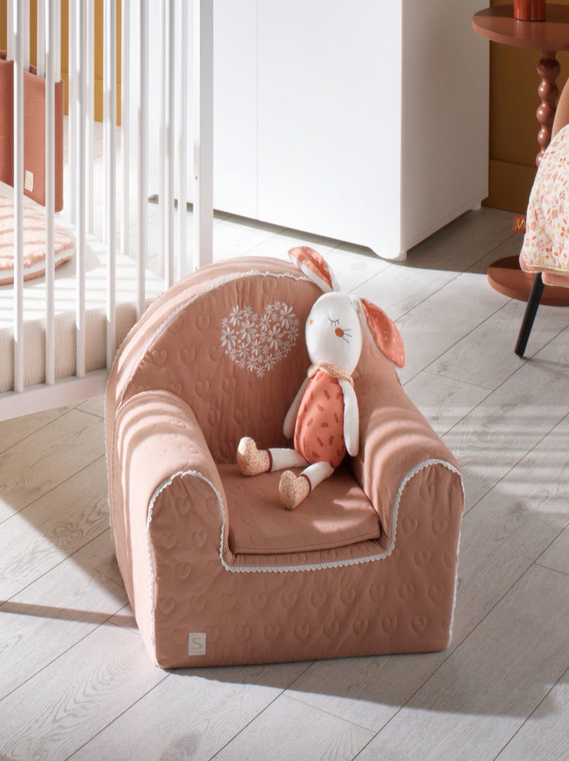Poltroncina club per bambino in cotone - SAUTHON Rosa - Kiabi