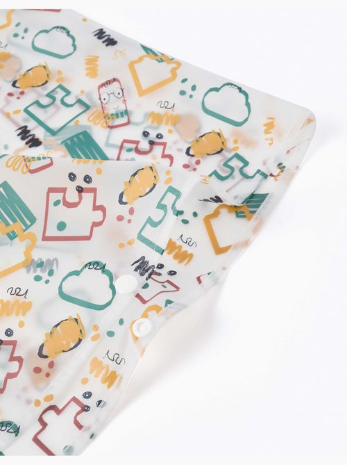 Poncho antipioggia con cappuccio con stampa colorata - Kiabi