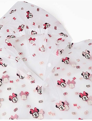 Poncho antipioggia con cappuccio con stampa Minnie