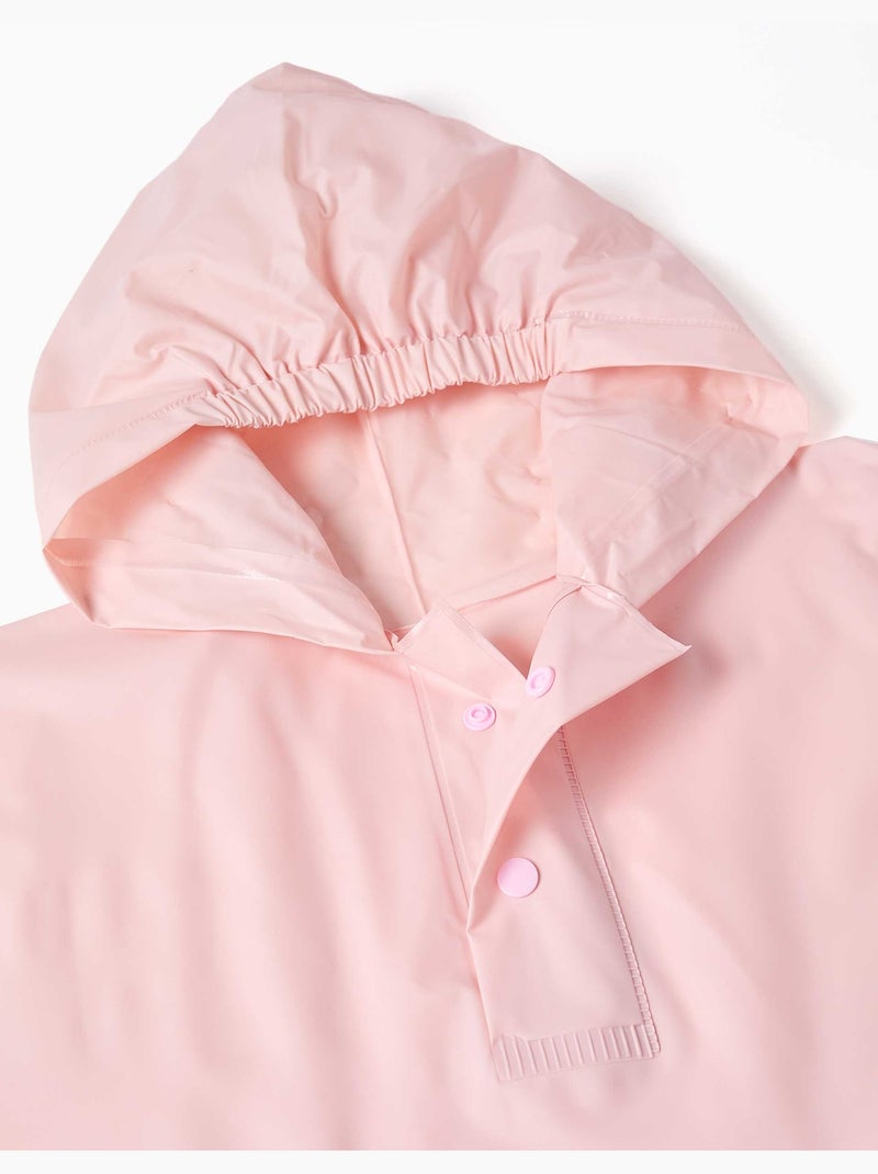 Poncho antipioggia con cappuccio con stampa Stitch Rosa - Kiabi