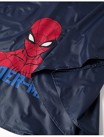 Poncho antipioggia con cappuccio con stampe di Spider-Man