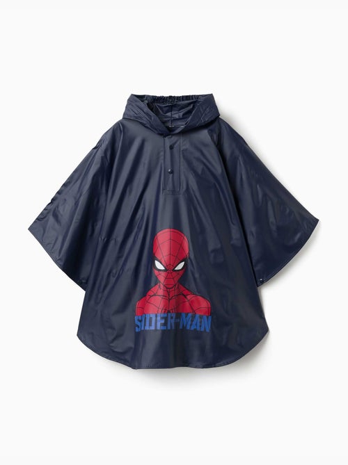 Poncho antipioggia con cappuccio con stampe di Spider-Man - Kiabi