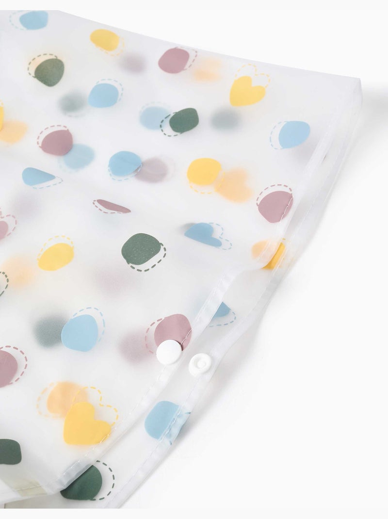 Poncho antipioggia con cappuccio e motivo a pois Malva lilla - Kiabi