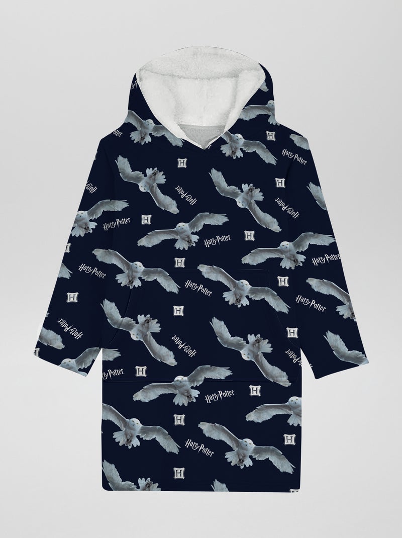 Poncho con cappuccio in pile 'Harry Potter' BLU - Kiabi