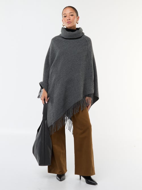 Poncho con frange 'Vero Moda' - Kiabi