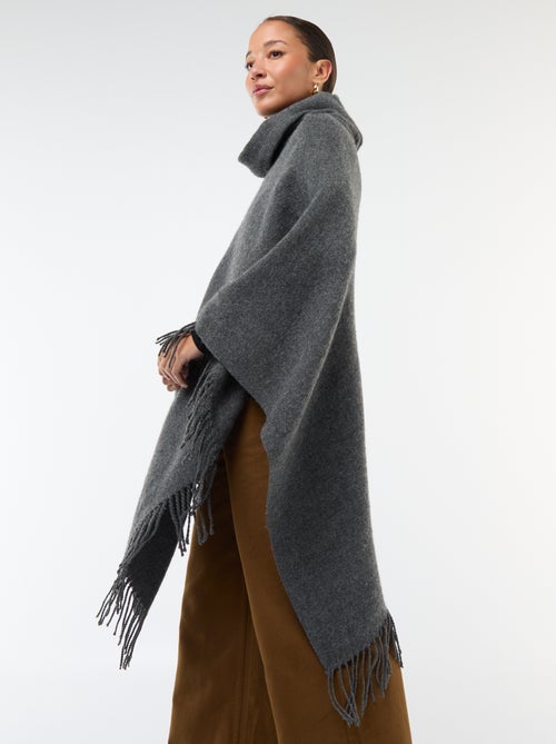 Poncho con frange 'Vero Moda' - Kiabi