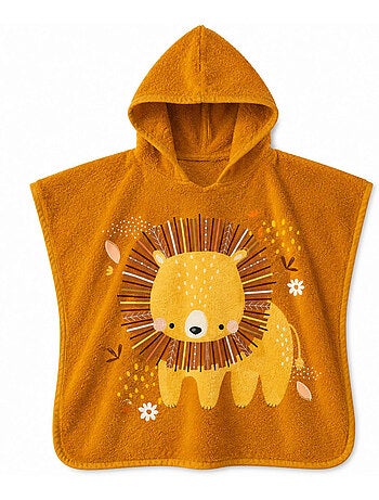 Poncho da bagno con cappuccio per bambino in cotone | Sassi Junior