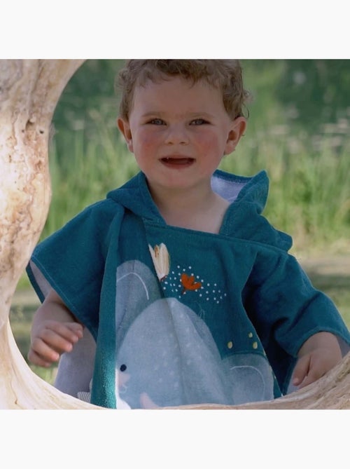 Poncho da bagno con cappuccio per bambino in cotone | sassi junior - Kiabi Poncho da bagno con cappuccio per bambino in cotone | sassi junior - Kiabi
