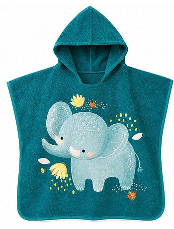 Poncho da bagno con cappuccio per bambino in cotone | sassi junior | sassi junior