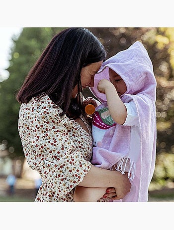 Poncho da bagno con cappuccio per bambino in cotone | sassi junior | sassi junior