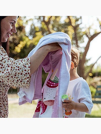 Poncho da bagno con cappuccio per bambino in cotone | sassi junior | sassi junior