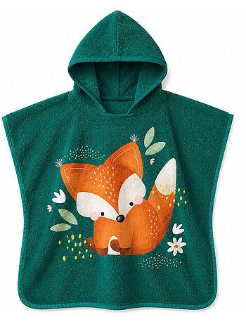 Poncho da bagno con cappuccio per bambino in cotone | sassi junior | sassi junior
