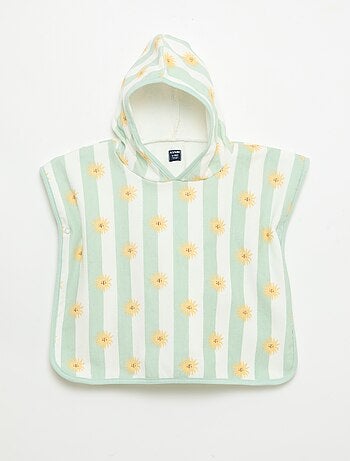 Poncho da bagno con cappuccio