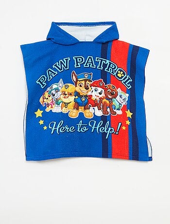 Poncho da bagno 'Paw Patrol' in spugna -