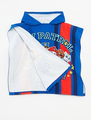 Poncho da bagno 'Paw Patrol' in spugna -