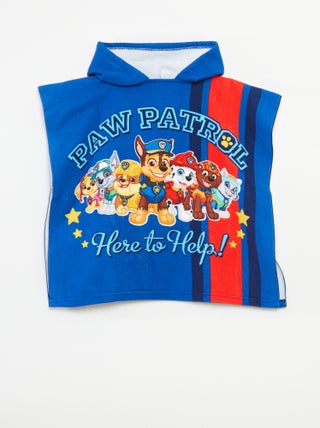 Poncho da bagno 'Paw Patrol' in spugna -